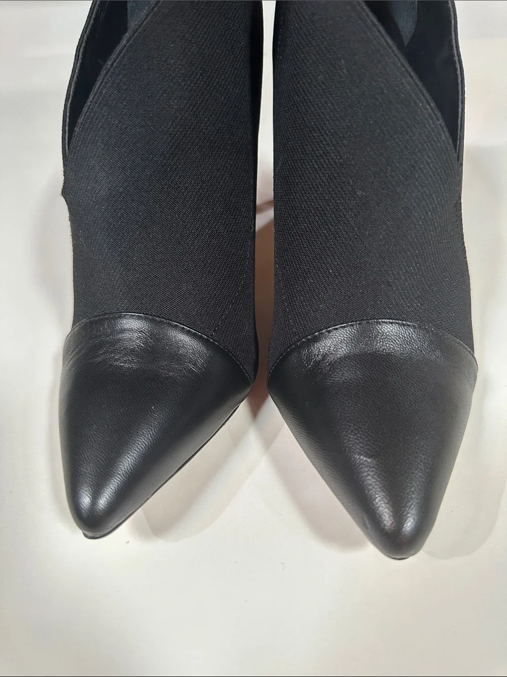 Steven Madden Black Pointed Toe Stiletto Booties